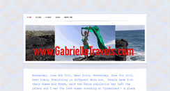 Desktop Screenshot of gabrielletravels.com