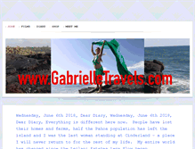 Tablet Screenshot of gabrielletravels.com